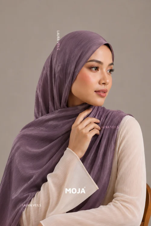 Moja Organza Shimmer Hijab premium 2m length hijab with elegant soft shimmer finish for modest fashion styling