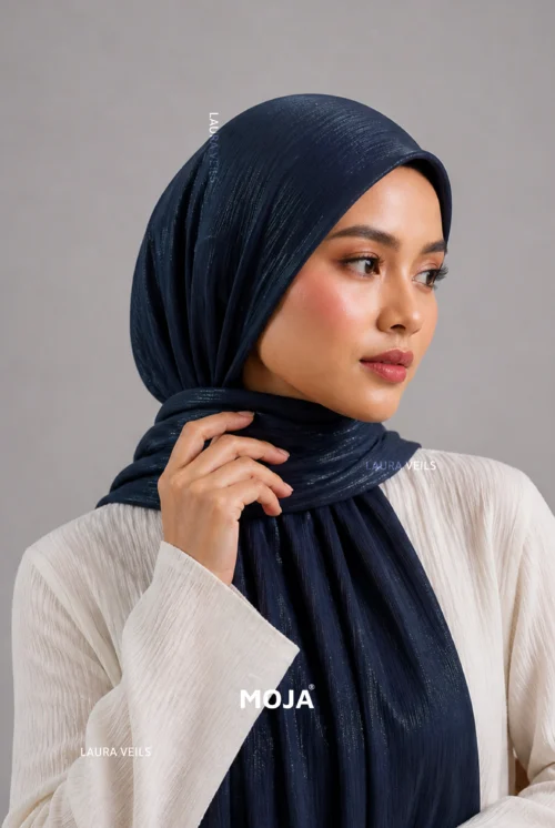 Moja Organza Shimmer Hijab premium 2m length hijab with elegant soft shimmer finish for modest fashion styling