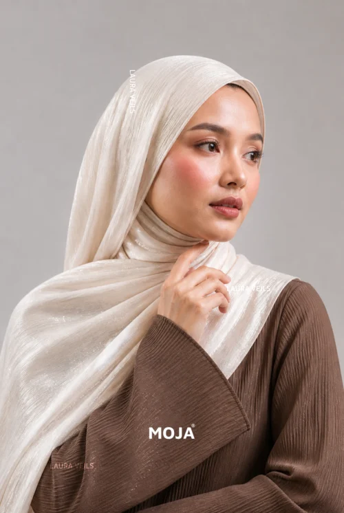 Moja Organza Shimmer Hijab premium 2m length hijab with elegant soft shimmer finish for modest fashion styling