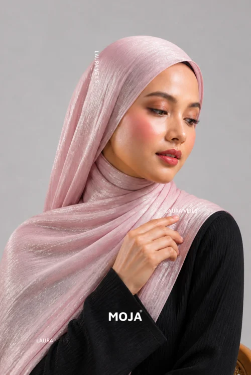 Moja Organza Shimmer Hijab premium 2m length hijab with elegant soft shimmer finish for modest fashion styling