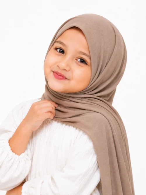 Almond Kids Jersey Hijab