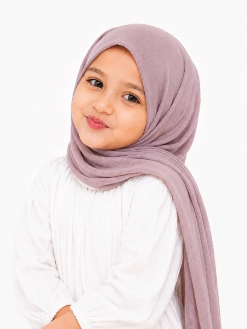 Onion Pink Kids Jersey Hijab