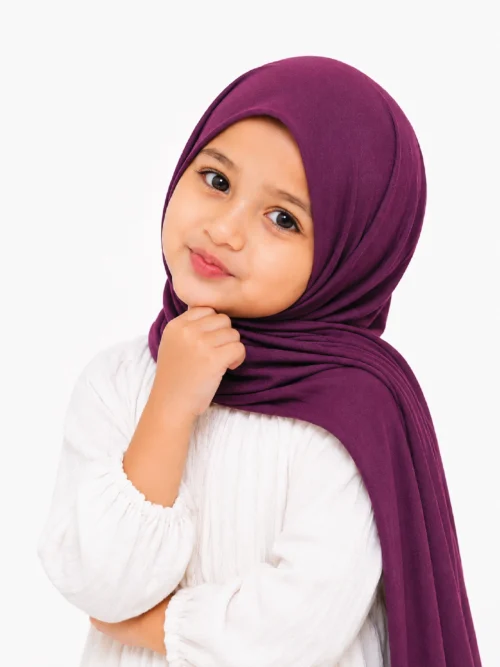 Ultra Wine Kids Jersey Hijab