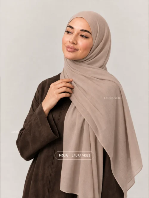Beige Moja Modal Cotton Hijab