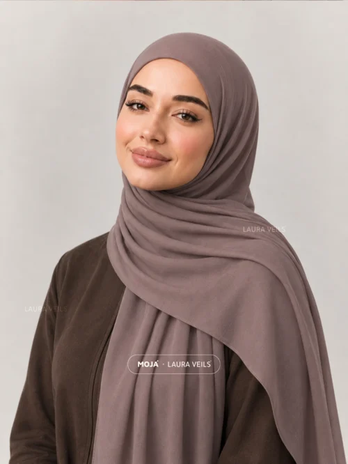 Nude Brown Moja Modal Cotton Hijab