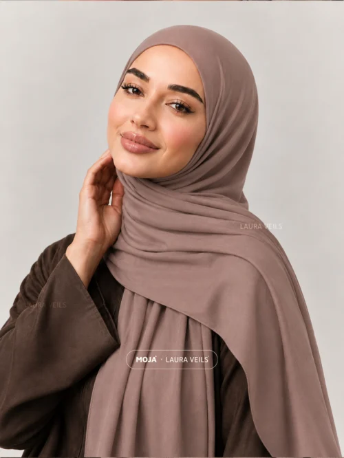 Nude Pink Moja Modal Cotton Hijab