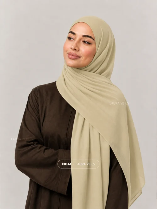 Off White Moja Modal Cotton Hijab