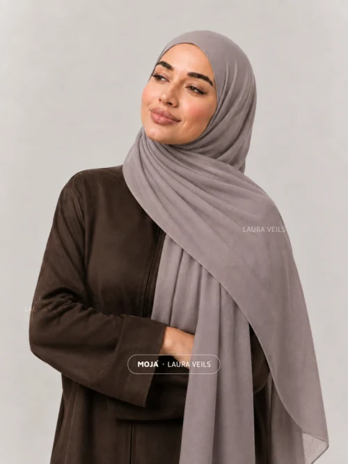 Silver Moja Modal Cotton Hijab