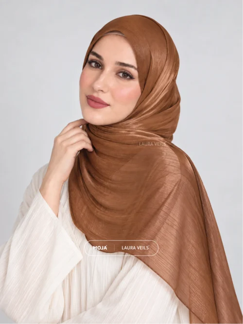 Antique Moja Organza Shimmer Hijab – 2m Length