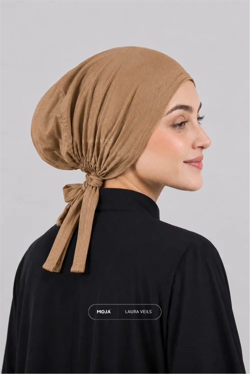 Nude Sage Moja Tie Cap - Breathable Jersey Underscarf