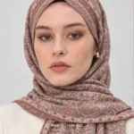 Rosette Pink Traditional Printed Sheila - Printed Hijab by Laura Veils